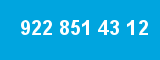 922 851 43 12